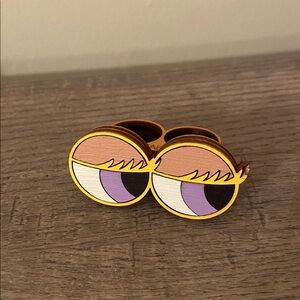 NEIVZ ring size 5/6 eyes/muppet/artsy/quirky/eclectic/hipster/avant-garde/crafty